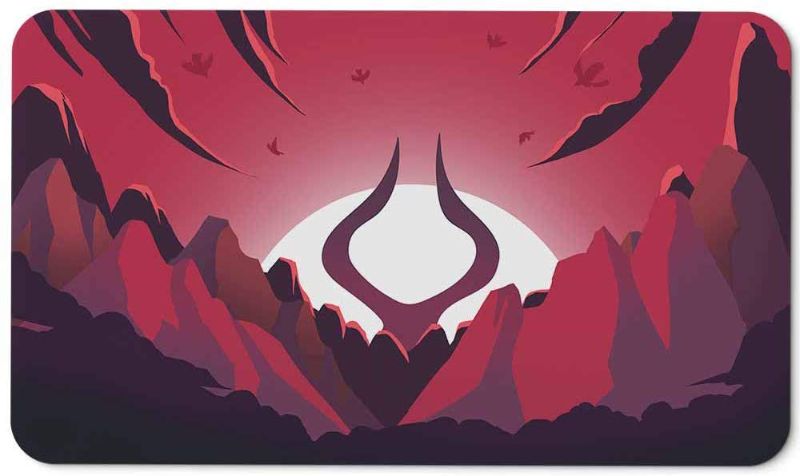 Photo 1 of Paramint Mountain Mana Scenery - MTG Playmat - Compatible for Magic The Gathering Playmat - Play MTG, YuGiOh, Pokemon, TCG - Original Play Mat Art Designs & Accessories
