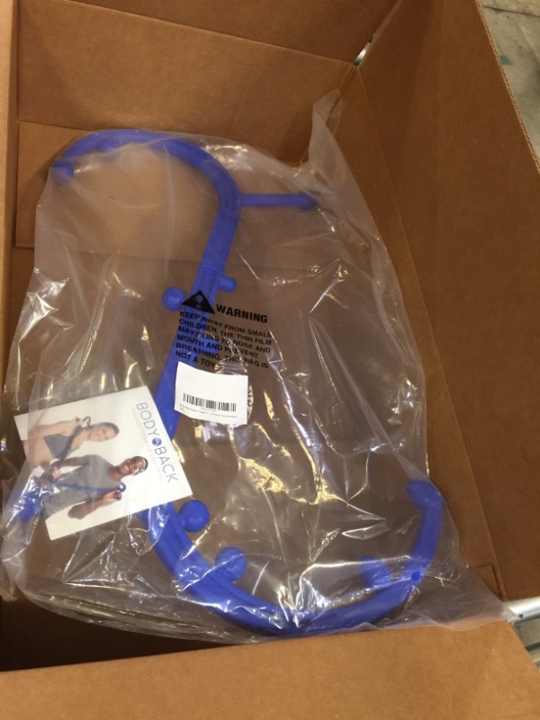 Photo 1 of Body Back Buddy Classic - Trigger Point Massage Tool, Neck and Back Massager Handheld, Manual Self Massager, Massage Cane, Muscle Knot Remover with Instructions (Blue Marbled)
