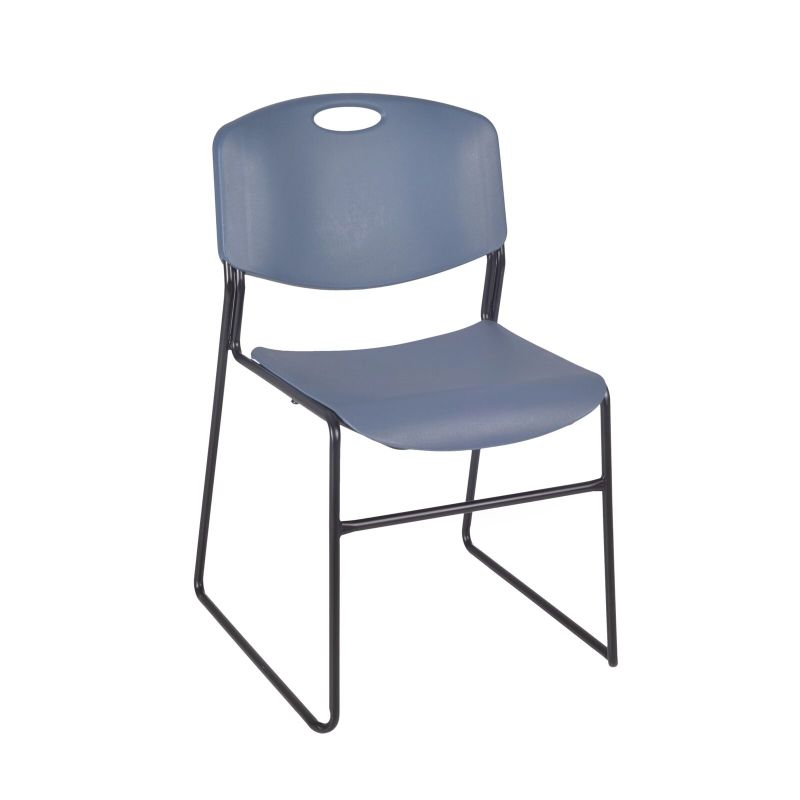 Photo 1 of 2 PACK REGENCY Zeng Stack Chair- Blue
