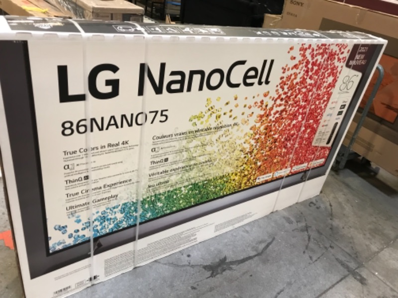 Photo 4 of LG NanoCell 75 Series 86” Alexa Built-in 4k Smart TV (3840 x 2160), 120Hz Refresh Rate, AI-Powered 4K Ultra HD, Active HDR, HDR10, HLG, Dolby Vision IQ, Dolby Atmos (86NANO75UPA)
