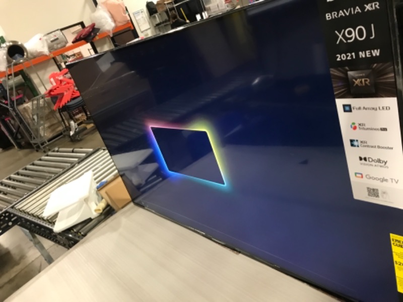 Photo 3 of Sony X90J 55 Inch TV: BRAVIA XR Full Array LED 4K Ultra HD Smart Google TV with Dolby Vision HDR and Alexa Compatibility XR55X90J- 2021 Model
