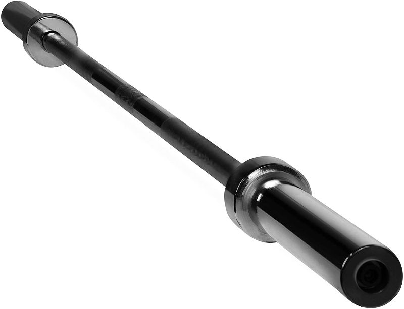 Photo 1 of Cap Barbell 2-Inch Olympic 6 ft Weight Bar, Black