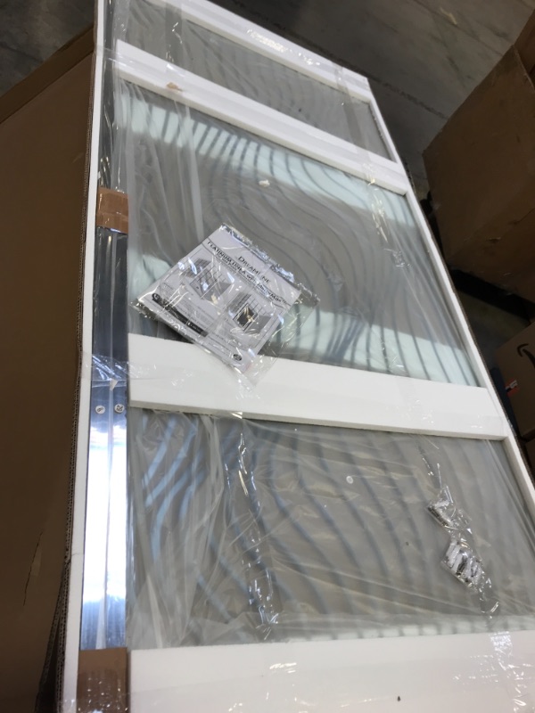 Photo 3 of DreamLine Platinum Linea Surf 34 in. W x 72 in. H Single Panel Frameless Shower Screen in Polished Stainless Steel, D3234721M11-08
