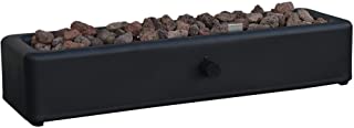 Photo 1 of Bond Manufacturing 52010 Mara 22" 33,000 BTU Umbrella Hole Tabletop Gas Firebowl, Black