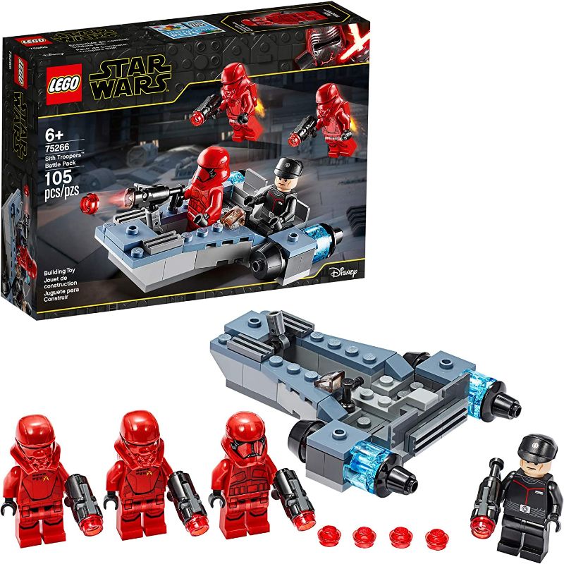 Photo 1 of LEGO Star Wars Sith Troopers Battle Pack 75266 Stormtrooper Speeder Vehicle Building Kit (105 Pieces)