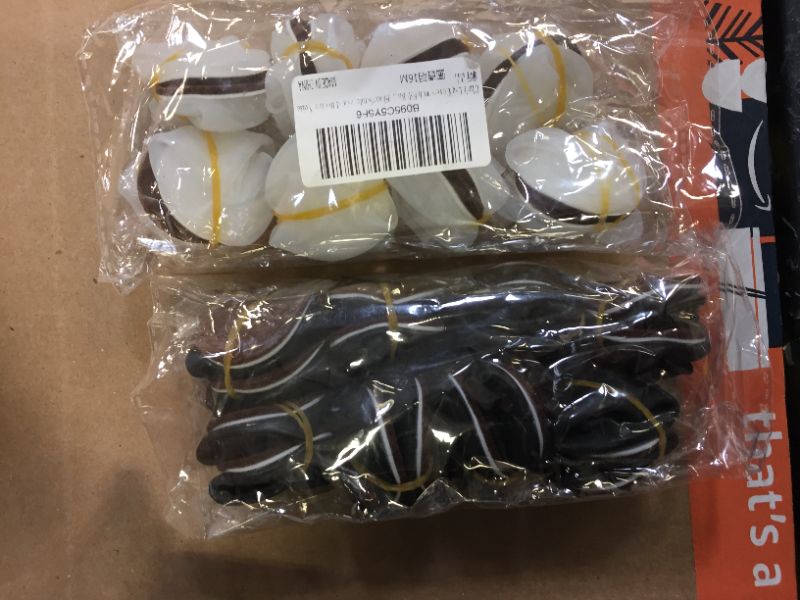 Photo 1 of Chair Leg Covers 1 clear 1 black 