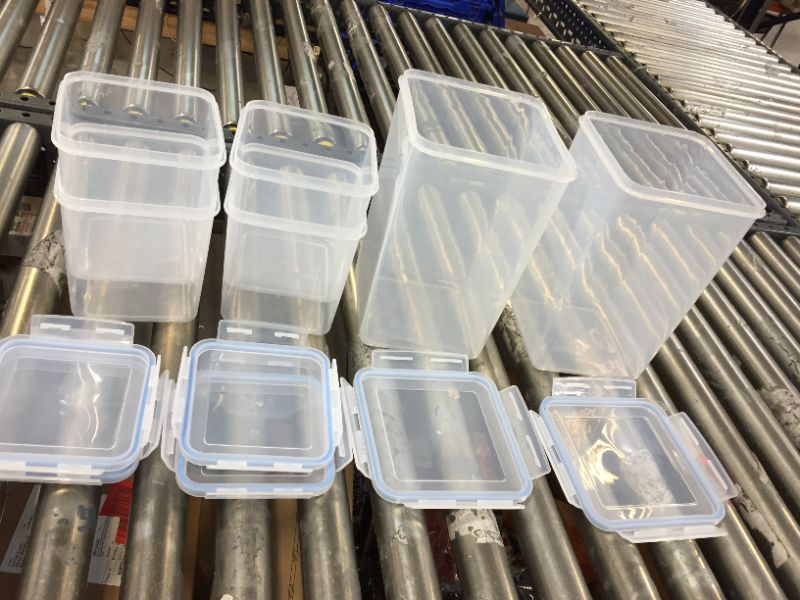 Photo 2 of 6 Pack Clear Storage Bins 2x 6.5L and 4x 2.5L