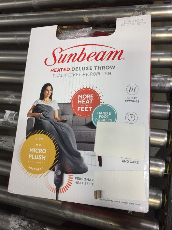 Photo 2 of Sunbeam Full Size Easy set control Heated Blanket