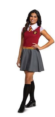 Photo 1 of Gryffindor Girls Teen Harry Potter Hogwarts House Uniform Costume Dress Large 12-14