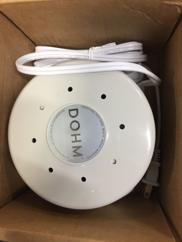 Photo 1 of Yogasleep Dohm Classic (Gray) The Original White Noise Machine | Soothing Natural Sound from a Real Fan | Noise Cancelling | Sleep Therapy, Office Privacy, Travel | For Adults, Baby | 101 Night Trial