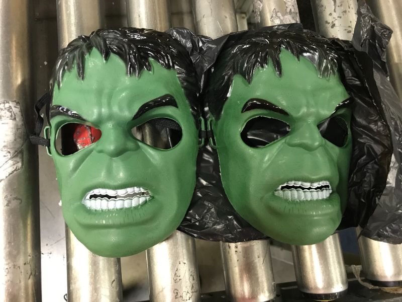 Photo 2 of 2 Pack Hulk Mask Halloween Party mask, Super hero Mask (4pcs)
