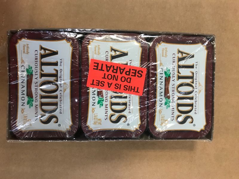 Photo 2 of Altoids Cinnamon Breath Mints, 1.76 oz. (Pack of 6), Size: Case of 6, Not Applicable