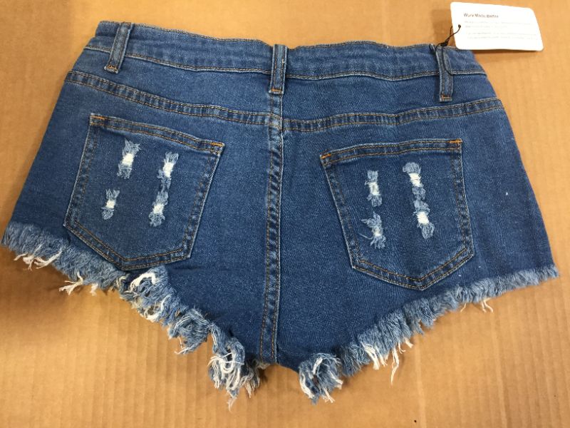 Photo 4 of 2 Pack Soojun Women's Sexy Cut Off Low Waist Booty Denim Jeans Shorts Size 2 