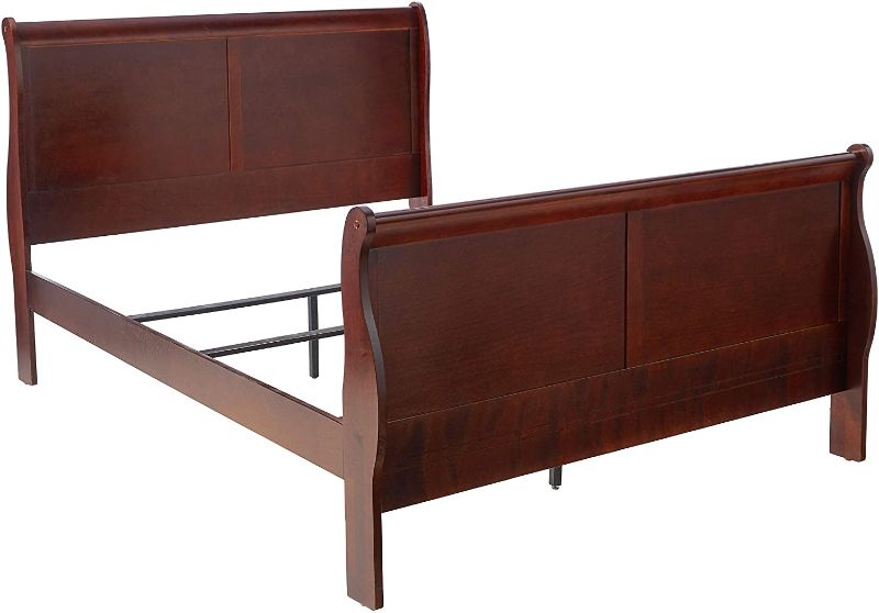 Photo 1 of Headboard and Footboard ONLY ACME FURNITURE AC-19520Q-HF, Cherry 