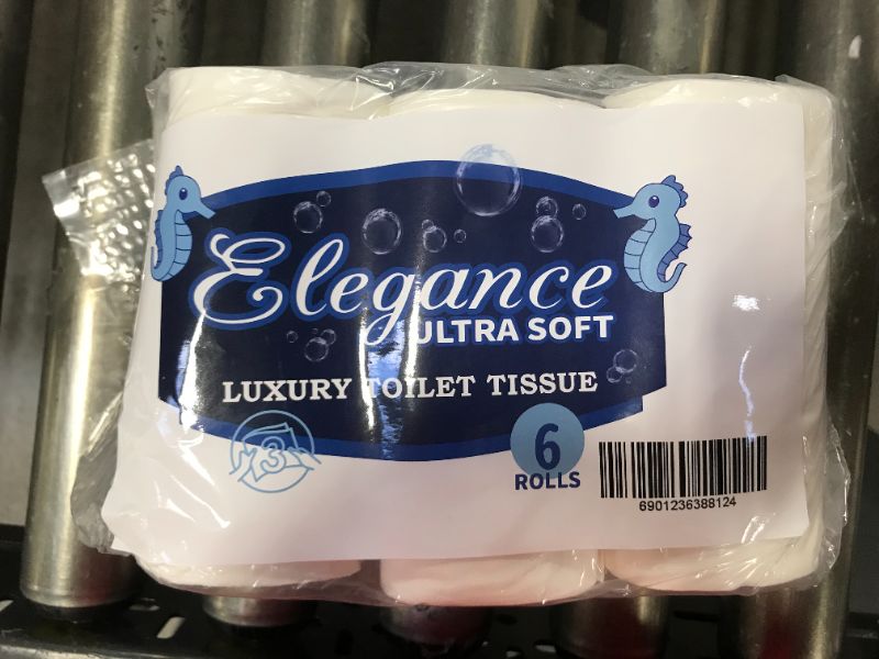 Photo 1 of 20 Pack of Elegance Ultra Soft Luxury Toilet Tissue 6 Rolls Per Pack 