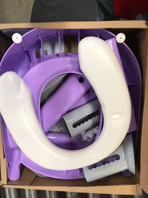 Photo 2 of Purple Ladder Toilet Seat For Kids