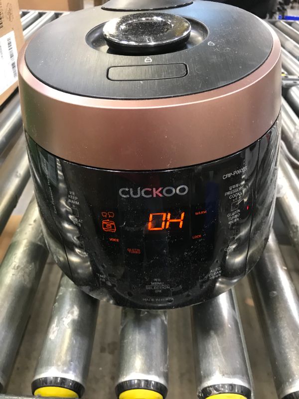 Photo 1 of Cuckoo CRP-P0609S 6 Cup Electric Pressure Rice Cooker, 120V, Black