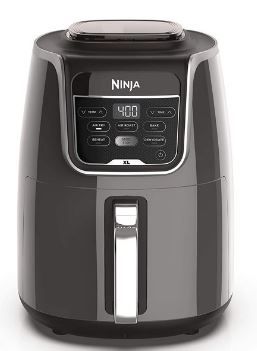 Photo 1 of Ninja AF150AMZ Air Fryer XL that Air Fry's, Air Roast's , Bakes, Reheats, Dehydrates with 5.5 Quart Capacity, and a high gloss finish, grey