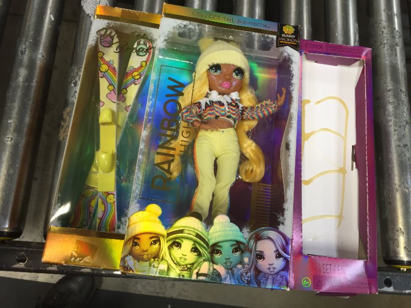Photo 1 of Rainbow High Winter Break Sunny Madison – Yellow Fashion Doll and Playset with 2 Designer Outfits, Pair of Skis & Accessories, Gift for Kids and Collectors, Toys for Kids Ages 6 7 8+ to 12 Years Old
