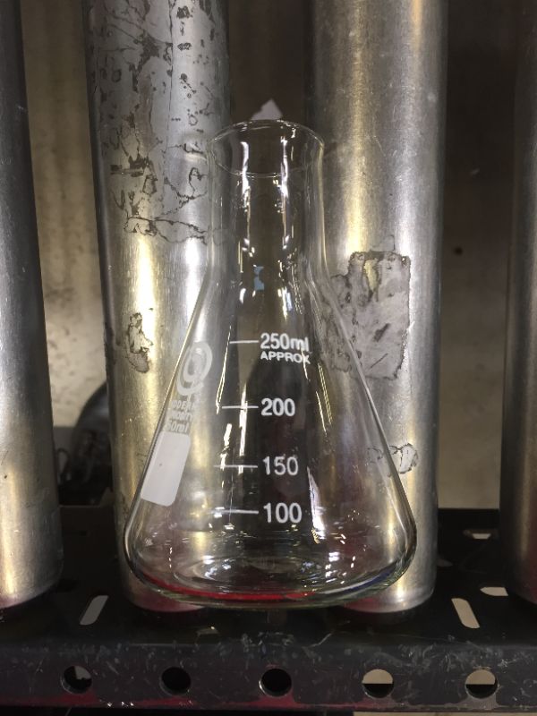 Photo 5 of Glass Erlenmeyer Flask Set - Graduated Borosilicate Glassware - Volumetric Narrow Neck Scientific Chemistry Labware and Equipment - Home and School Science Experiments (50-1000mL