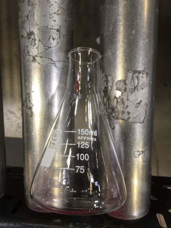 Photo 6 of Glass Erlenmeyer Flask Set - Graduated Borosilicate Glassware - Volumetric Narrow Neck Scientific Chemistry Labware and Equipment - Home and School Science Experiments (50-1000mL