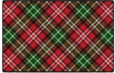 Photo 1 of Brumlow Mills Christmas Plaid Area Rug, 30" x 46"