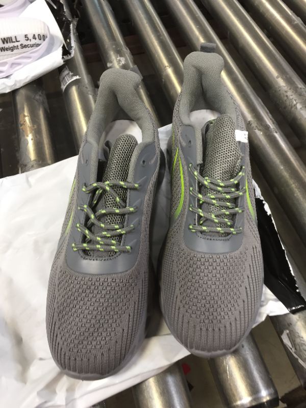 Photo 2 of Grey With Green Running Shoes Size 42 