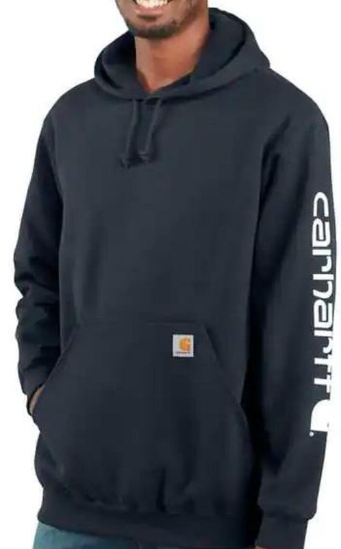 Photo 1 of Carhartt Men Midweight Sleeve Logo Hooded Sweatshirt 5XL