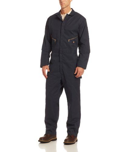 Photo 1 of Dickies Men's 7 1/2 Ounce Twill Deluxe Long Sleeve Coverall LARGE TALL
