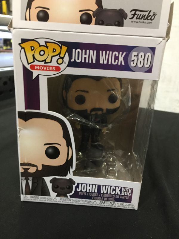 Photo 2 of Funko Pop! Movies: John Wick - John in Black Suit with Dog Buddy
