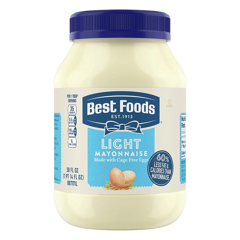 Photo 1 of Best Foods Mayonnaise Light Mayo 30 oz
best by sep-28-21
