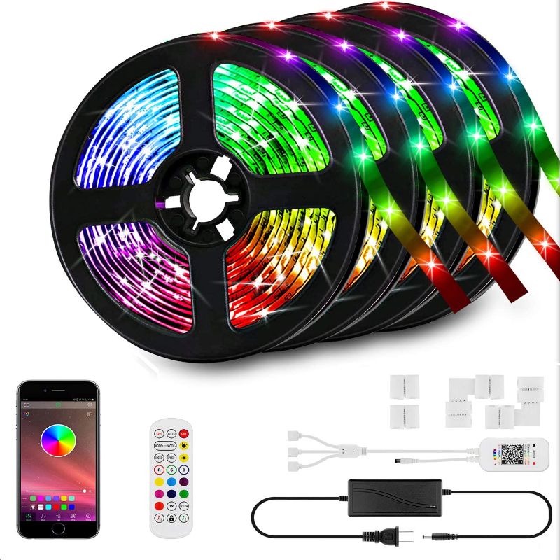 Photo 1 of Addressable PC LED Strip, Speclux Rainbow Magnetic RGB Strip PC Case Lighting, 