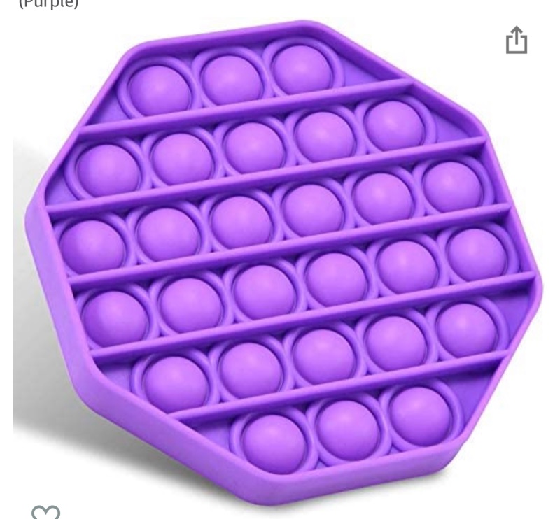 Photo 1 of Octagon Pop Up It Push Pop Fidget Toys, a Loud Side and a Quiet Side to Pop, Great Way to Relax and Keep Busy for Kids and Adults (Purple)