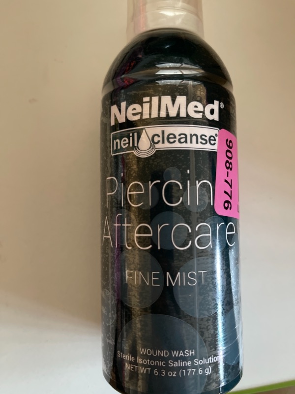 Photo 2 of NeilMed NeilCleanse Piercing Aftercare, Fine Mist, 6 Fluid Ounce