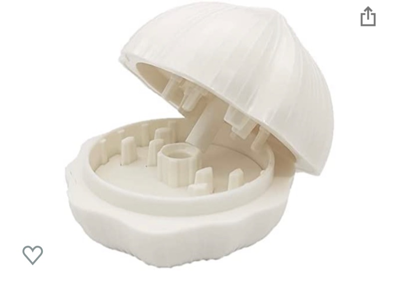 Photo 1 of Abasalama Garlic Twister Mincer Can Tearing Press 2 to 4 Cloves Delicate at One Time and Keep Original Taste, Easy to Crush and Take Out The Paste for Ginger Herbs Shallots etc(White 3.1x2.5In)