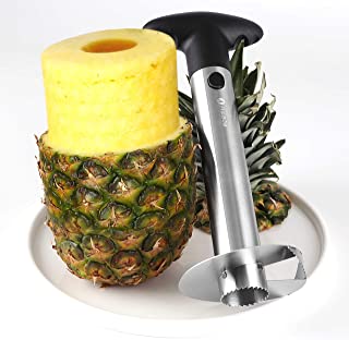 Photo 1 of Awada Food Grade Stainless Steel Pineapple Peeler Corer and Slicer Tools,Fruit Easy Cutter with Sharp Blade,Fast Core Removal