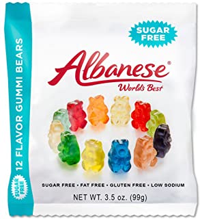 Photo 1 of Albanese Sugar Free 12 Flavor Gummi Bears, 3.5 Ounce (Pack of 12)