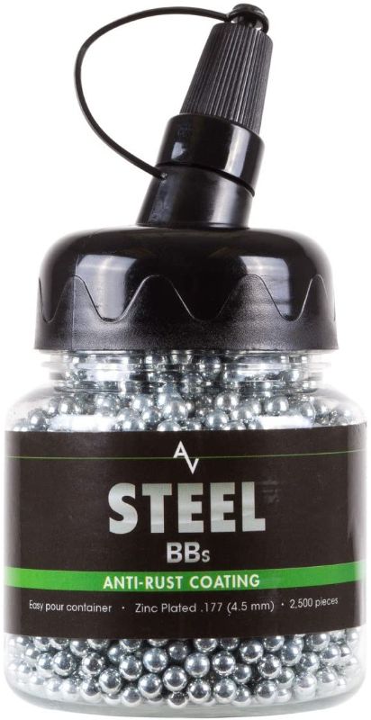 Photo 1 of Air Venturi Steel BBS.177 Cal, 5.1 Grains, Zinc-Plated, 2,500ct