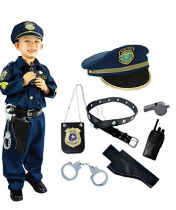 Photo 1 of Joyin Toy Spooktacular Creations Deluxe Police Officer Costume and Role Play Kit. SIZE SMALL