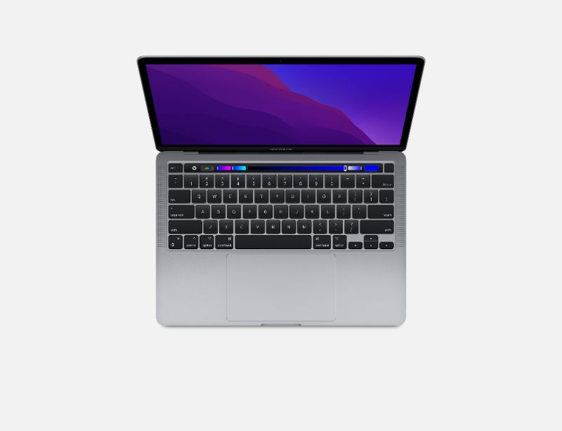 Photo 1 of 2020 Apple MacBook Pro with Apple M1 Chip (13-inch, 8GB RAM, 256GB SSD Storage) - Space Gray
