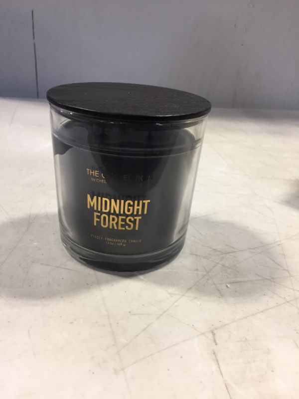 Photo 1 of 13oz Glass Jar 2-Wick Candle Midnight Forest - The Collection By Chesapeake Bay
