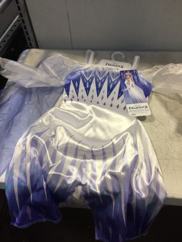 Photo 2 of Disney Frozen 2 Elsa The Snow Queen Dress White 4-6X
