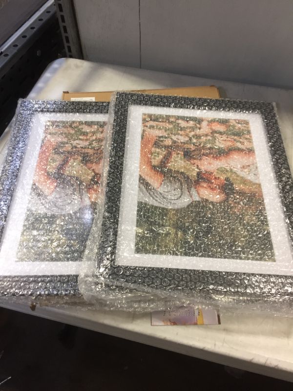 Photo 1 of 2 PACK OF PICTURE FRAMES SIZE 1FT X 1 FT 3 INCH 