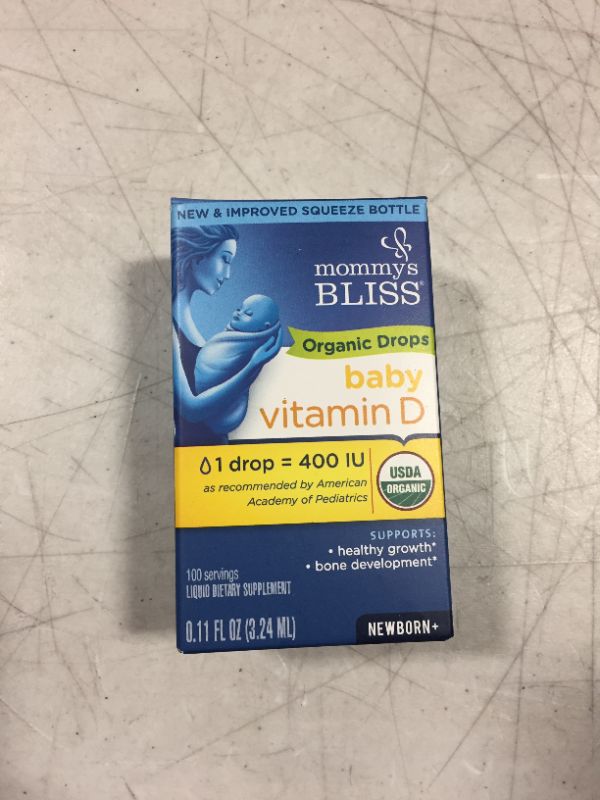 Photo 1 of Organic Baby Vitamin D Drops 100 Servings EXP 11/22