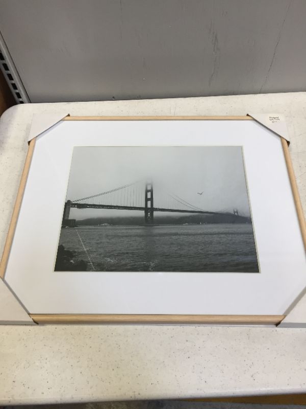 Photo 1 of 11" x 14" Matted Narrow Rounded Gallery Frame Mid-Tone Natural - Project 62
