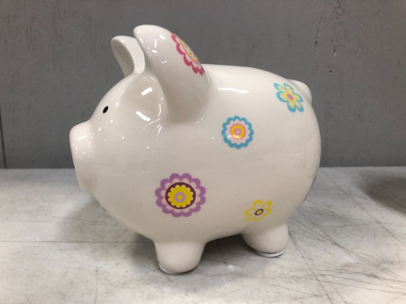 Photo 1 of Tiny Ideas Ceramic Piggy Bank, 