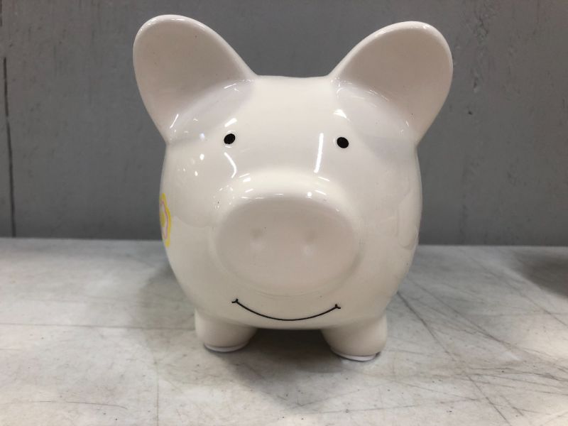 Photo 2 of Tiny Ideas Ceramic Piggy Bank, 