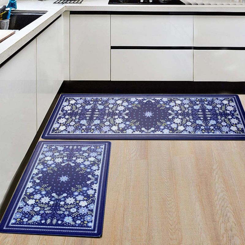 Photo 1 of AGELMAT Kitchen Mat,[2PCS] Memory Foam Anti Fatigue Floor Mat Waterproof Standing Kitchen Rugs and Mats for Office, No-Slip Ergonomic Carpet for Sink Garage