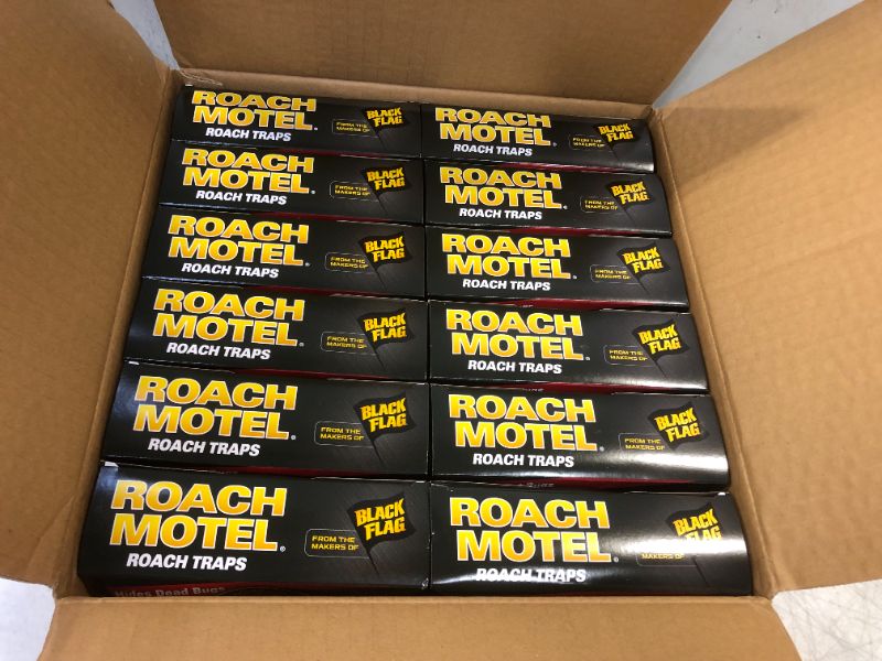 Photo 2 of Black Flag 11020-1 Roach Motel Insect Trap, 12-Pack