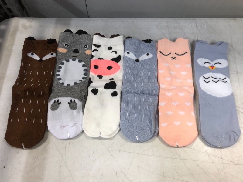 Photo 1 of fasker 6 pairs unisex infants socks